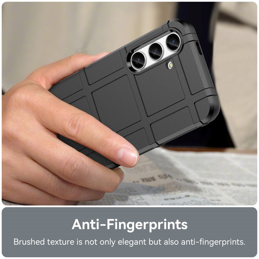 Samsung Galaxy S24 Rugged Shield Series Håndværker Cover - Sort