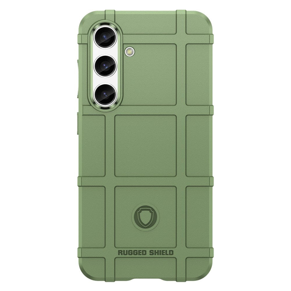 Samsung Galaxy S24 Rugged Shield Series Håndværker Cover - Grøn