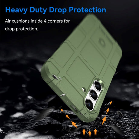 Samsung Galaxy S24 Rugged Shield Series Håndværker Cover - Grøn