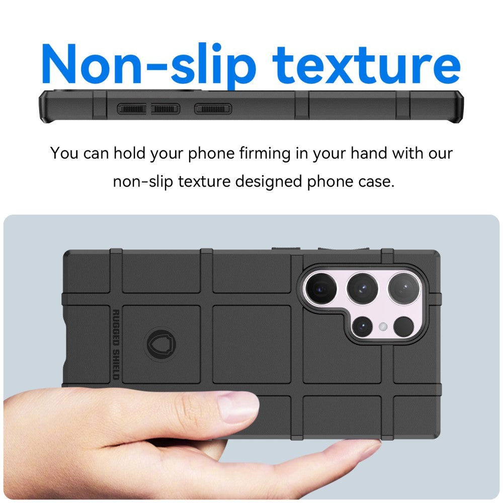 Samsung Galaxy S24 Ultra Rugged Shield Series Håndværker Cover - Sort