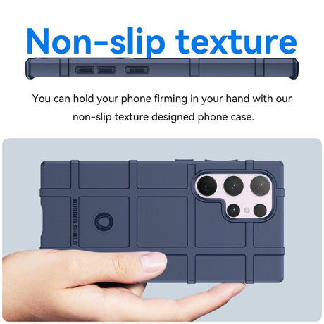 Samsung Galaxy S24 Ultra Rugged Shield Series Håndværker Cover - Blå