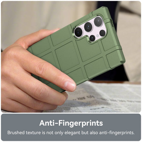 Samsung Galaxy S24 Ultra Rugged Shield Series Håndværker Cover - Grøn