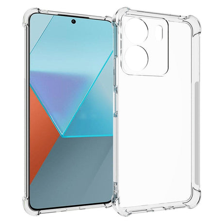 Xiaomi Poco C65 / Redmi 13C Drop-Proof Fleksibelt Plastik Cover - Gennemsigtig