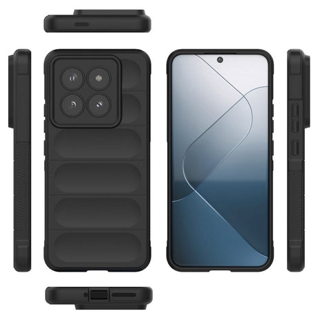 Xiaomi 14 Pro Fleksibelt Plastik Cover - Sort