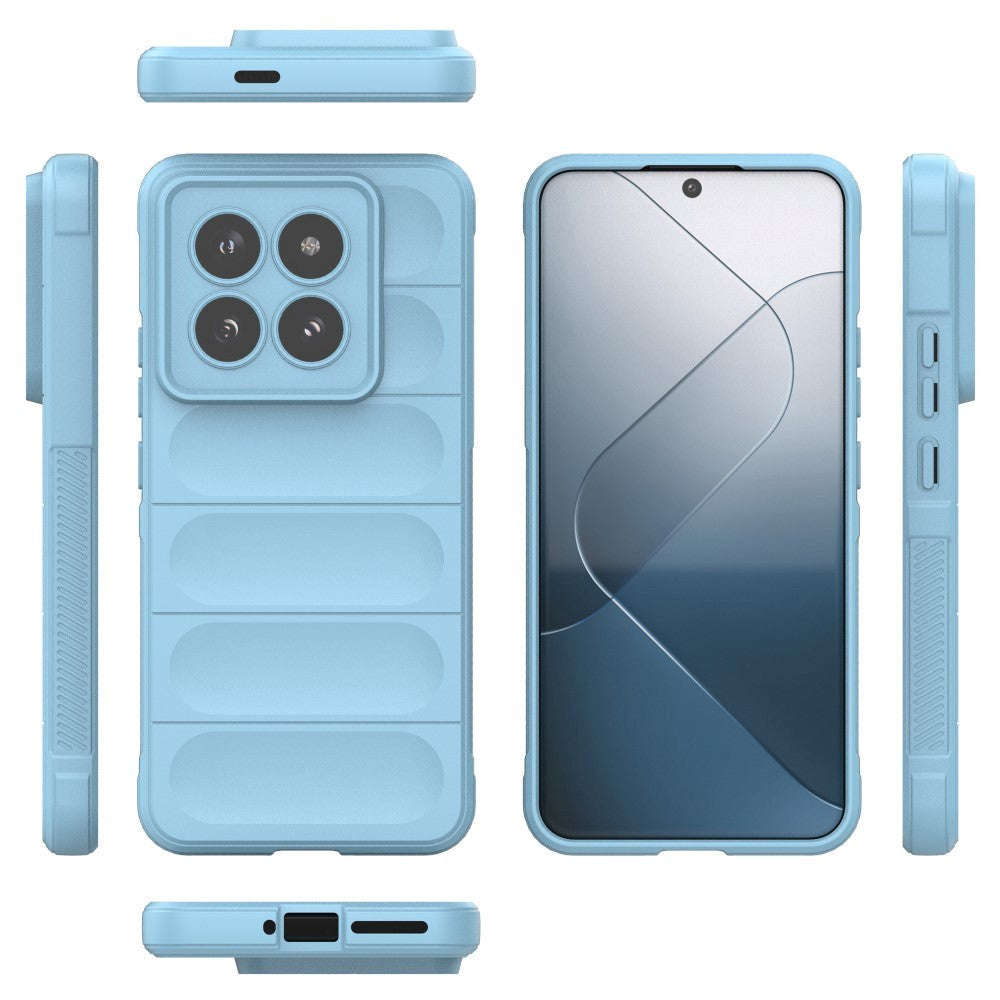 Xiaomi 14 Pro Fleksibelt Plastik Cover - Lyseblå