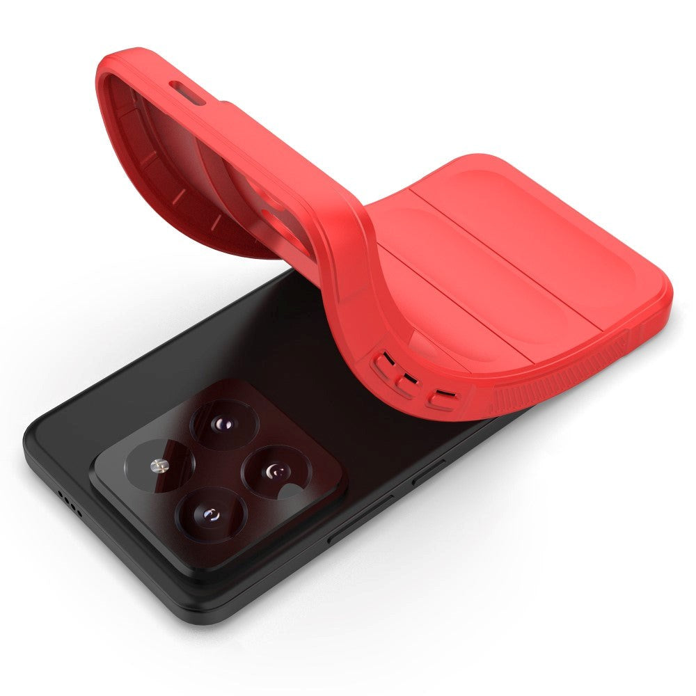 Xiaomi 14 Pro Fleksibelt Plastik Cover - Rød