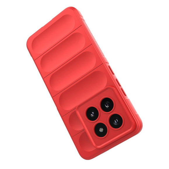 Xiaomi 14 Pro Fleksibelt Plastik Cover - Rød