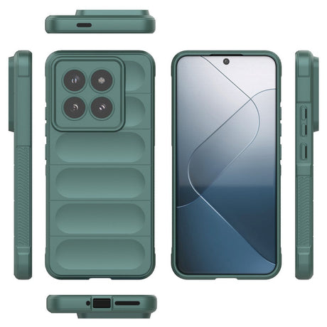 Xiaomi 14 Pro Fleksibelt Plastik Cover - Grøn