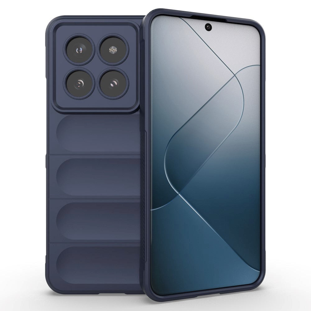 Xiaomi 14 Pro Fleksibelt Plastik Cover - Mørkeblå