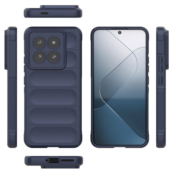 Xiaomi 14 Pro Fleksibelt Plastik Cover - Mørkeblå