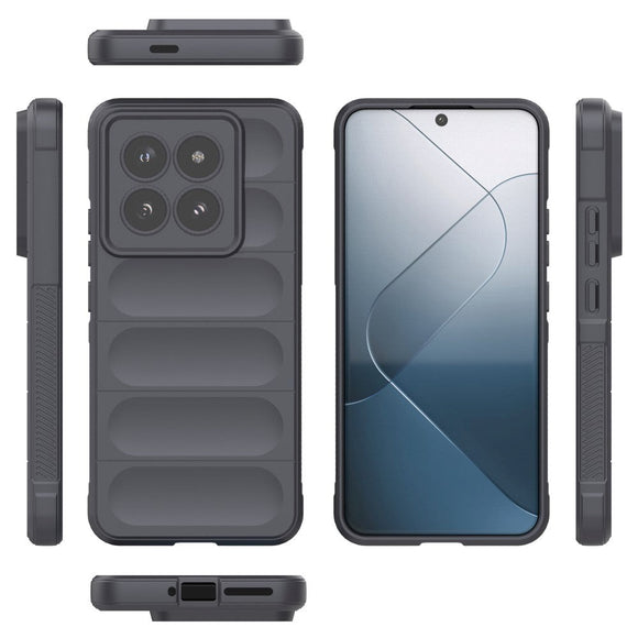 Xiaomi 14 Pro Fleksibelt Plastik Cover - Grå