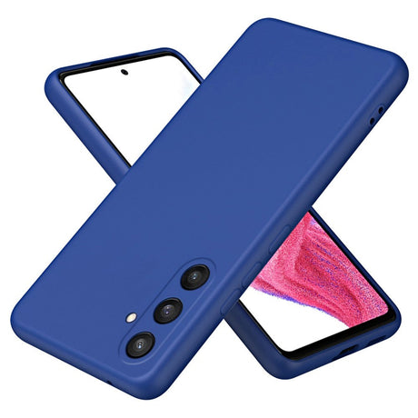 Samsung Galaxy S24 Mat Fleksibelt Plastik Cover - Blå