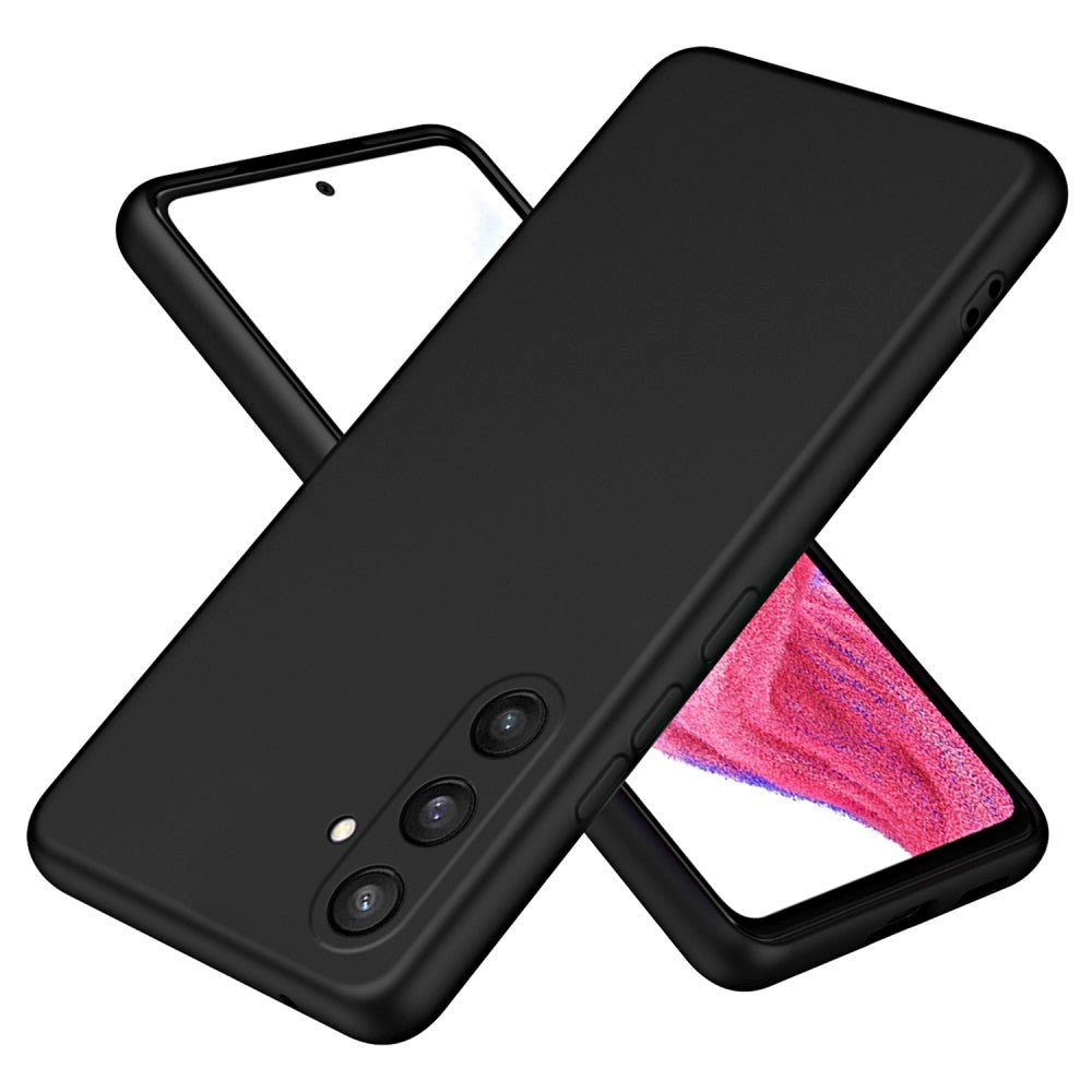 Samsung Galaxy S24 Mat Fleksibelt Plastik Cover - Sort