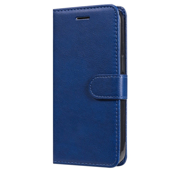 Xiaomi Poco C65 / Redmi 13C Læder Cover m. Pung og Strop - Blå