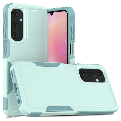 Samsung Galaxy A25 (5G) Hybrid Håndværker Plastik Cover - Mint Blå