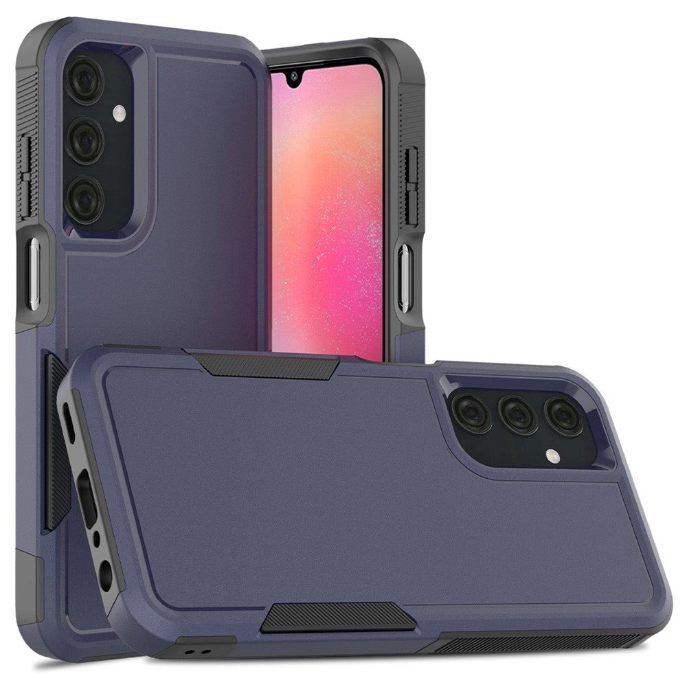 Samsung Galaxy A25 (5G) Hybrid Håndværker Plastik Cover - Mørkeblå