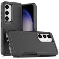 Samsung Galaxy S24 Hybrid Håndværker Plastik Cover - Sort