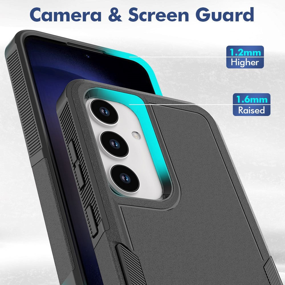 Samsung Galaxy S24+ (Plus) Hybrid Håndværker Plastik Cover - Sort
