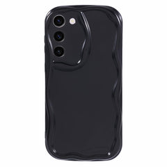 EIDERWOOD Samsung Galaxy S23+ (Plus) Fleksibelt Plastik Cover m. Bølgede Kanter - Sort