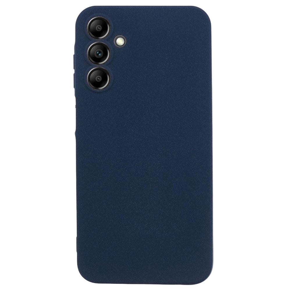 Samsung Galaxy A15 (5G) / A15 Mat Fleksibelt Plastik Cover - Blå
