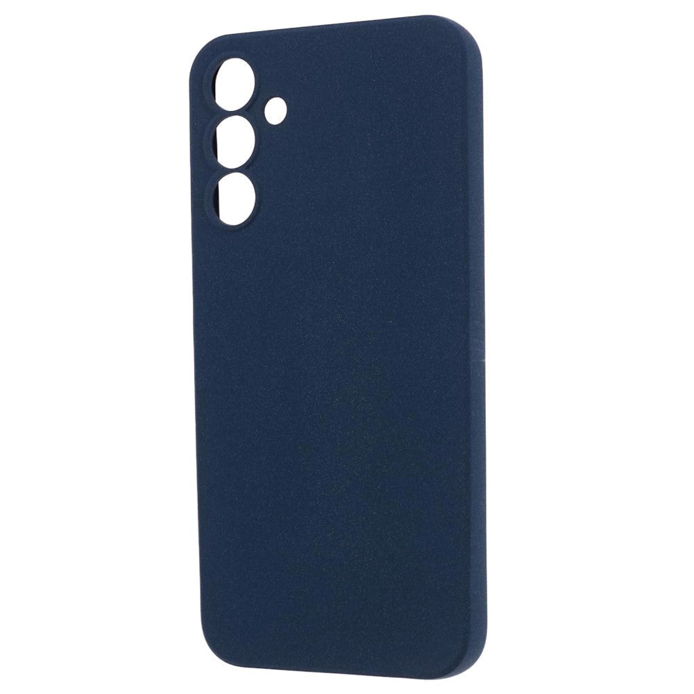Samsung Galaxy A15 (5G) / A15 Mat Fleksibelt Plastik Cover - Blå