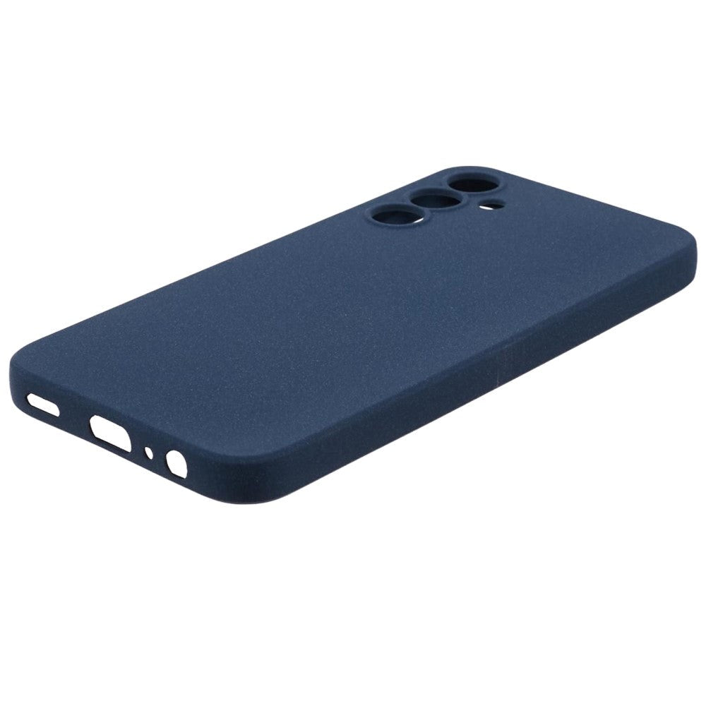 Samsung Galaxy A15 (5G) / A15 Mat Fleksibelt Plastik Cover - Blå