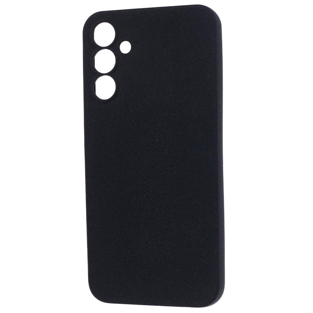 Samsung Galaxy A15 (5G) / A15 Mat Fleksibelt Plastik Cover - Sort