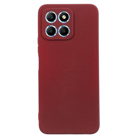 EIDERWOOD Honor X8 (5G) Mat Fleksibel Plastik Cover - Rød