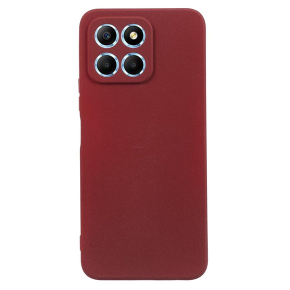 EIDERWOOD Honor X8 (5G) Mat Fleksibel Plastik Cover - Rød