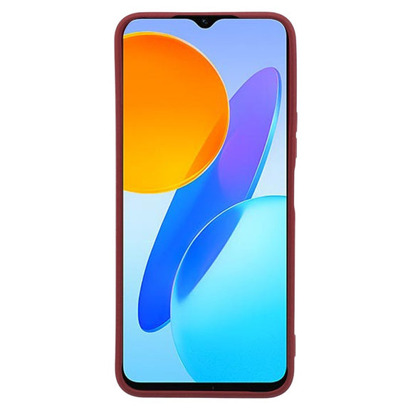 EIDERWOOD Honor X8 (5G) Mat Fleksibel Plastik Cover - Rød