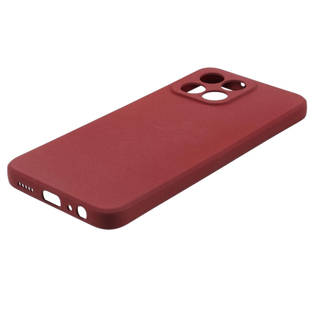 EIDERWOOD Honor X8 (5G) Mat Fleksibel Plastik Cover - Rød