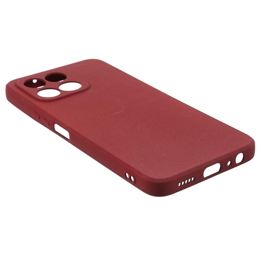 EIDERWOOD Honor X8 (5G) Mat Fleksibel Plastik Cover - Rød