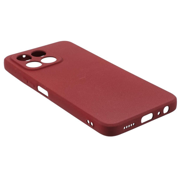 EIDERWOOD Honor X8 (5G) Mat Fleksibel Plastik Cover - Rød
