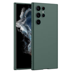 Samsung Galaxy S24 Ultra Fleksibel Plastik Cover - Grøn