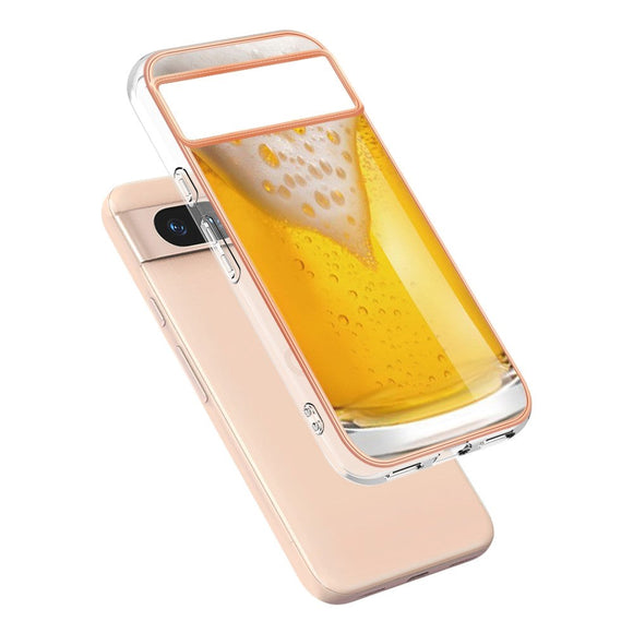 Google Pixel 8a Fleksibelt Plastik Cover m. Motiv - Øl