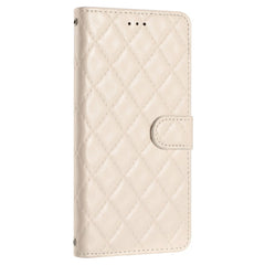 EIDERWOOD Motorola Moto G84 Læder Cover m. Pung & Strop - Rhombus - Beige