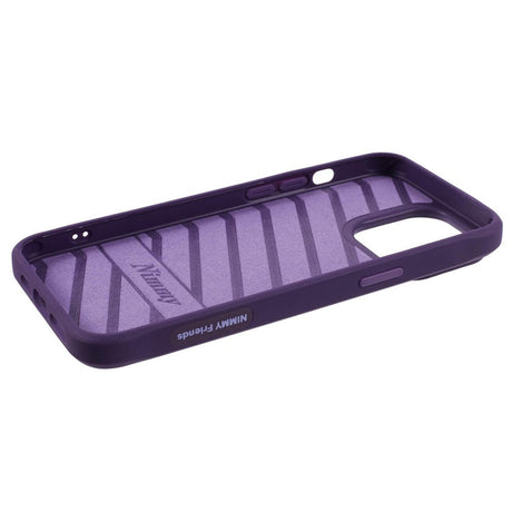 iPhone 15 Pro Hybrid Cover m. Dyremotiv & Brodering - Kanin