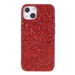 EIDERWOOD iPhone 14 Glitter Hybrid Cover - Rød