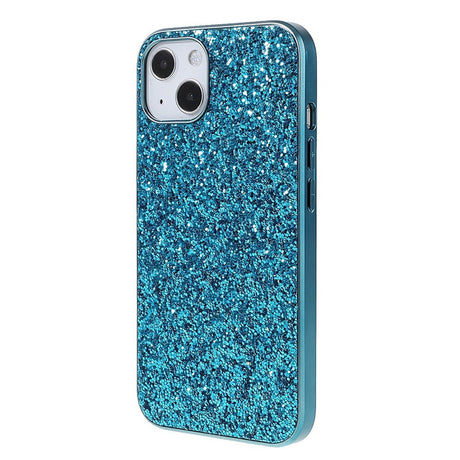 EIDERWOOD iPhone 14 Glitter Hybrid Cover - Blå