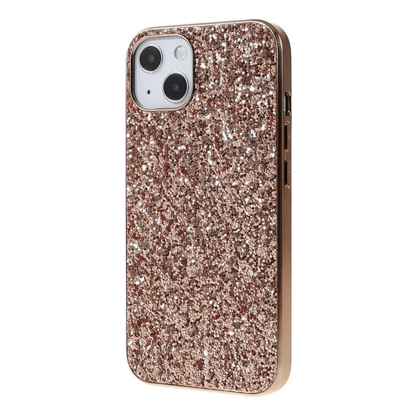 EIDERWOOD iPhone 14 Glitter Hybrid Cover - Rose Gold
