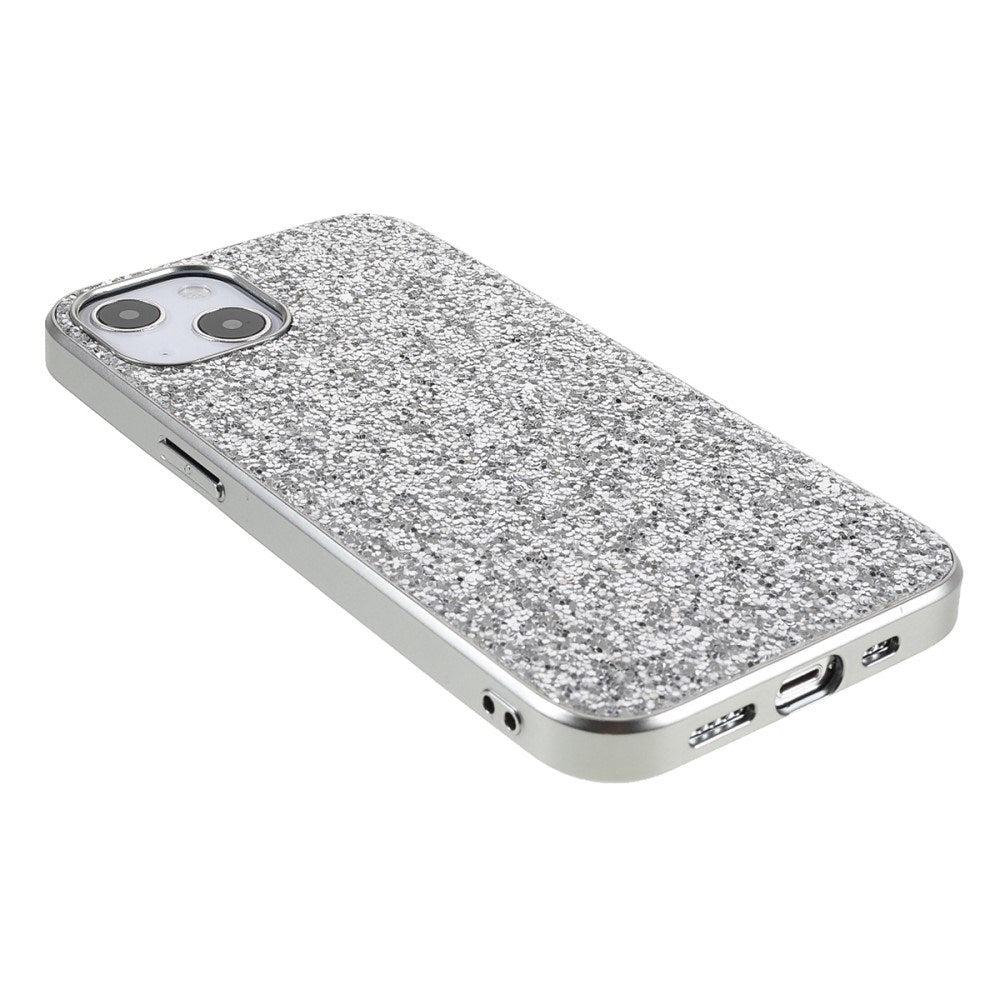 EIDERWOOD iPhone 14 Glitter Hybrid Cover - Sølv
