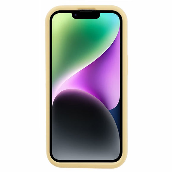 EIDERWOOD iPhone 14 Silikone Cover med 3D Andedesign - Gul