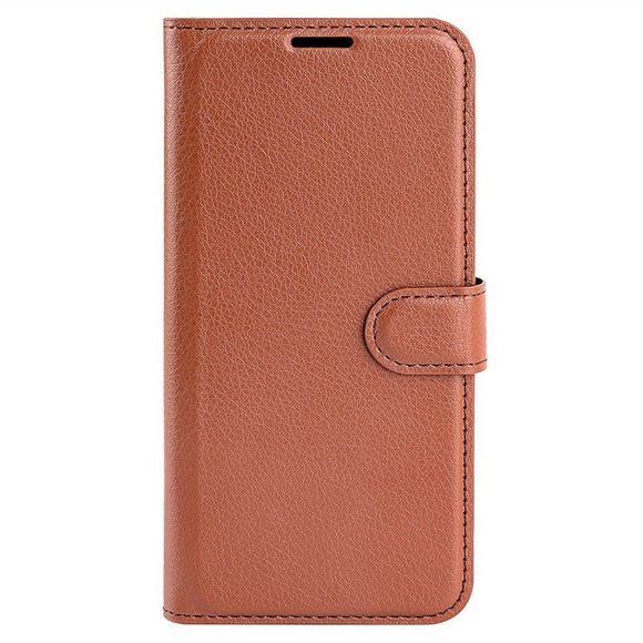 EIDERWOOD OPPO A79 (5G) Litchi Læder Cover m. Pung & Ståfunktion - Brun