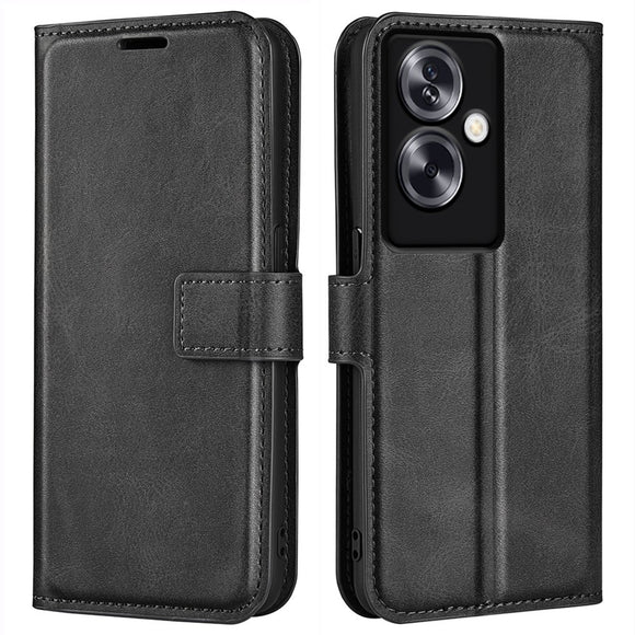 EIDERWOOD OPPO A79 (5G) / A2 (5G) Læder Cover m. Kortholder & Ståfunktion - Sort