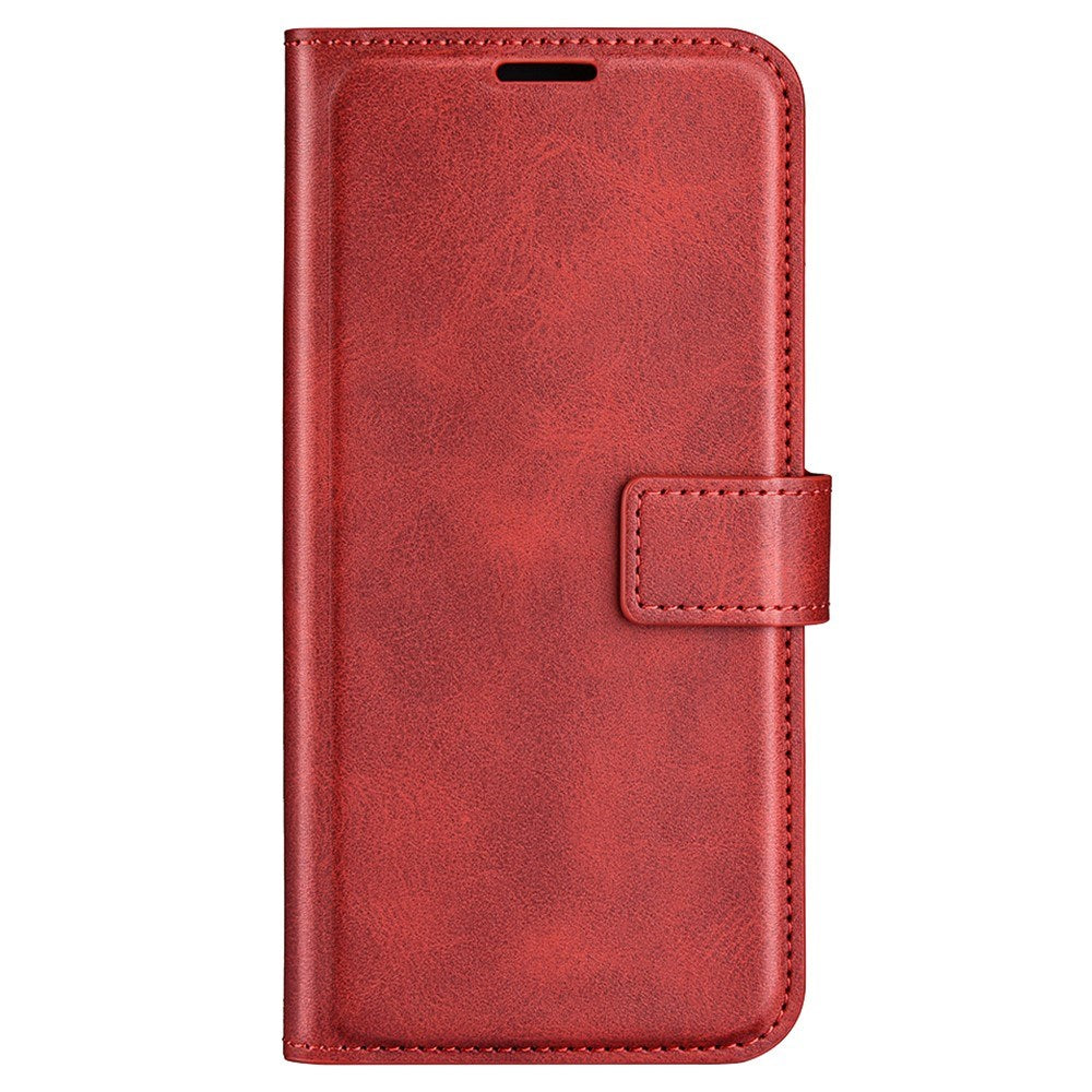 EIDERWOOD OPPO A79 (5G) / A2 (5G) Læder Cover m. Kortholder & Ståfunktion - Rød
