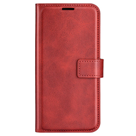 EIDERWOOD OPPO A79 (5G) / A2 (5G) Læder Cover m. Kortholder & Ståfunktion - Rød