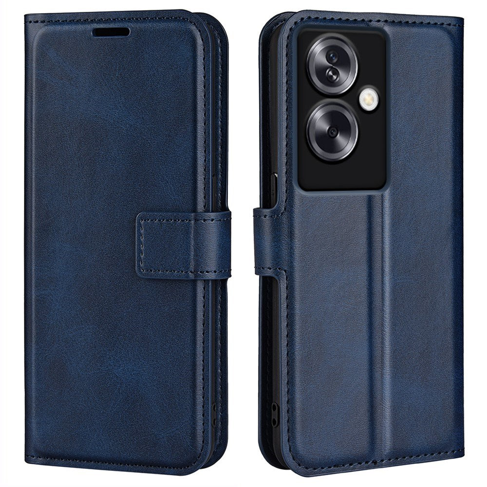 EIDERWOOD OPPO A79 (5G) / A2 (5G) Læder Cover m. Kortholder & Ståfunktion - Blå