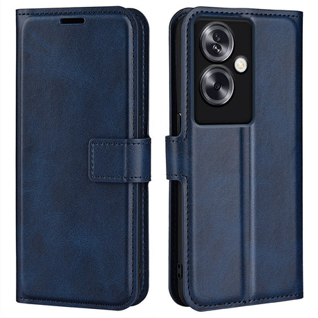 EIDERWOOD OPPO A79 (5G) / A2 (5G) Læder Cover m. Kortholder & Ståfunktion - Blå