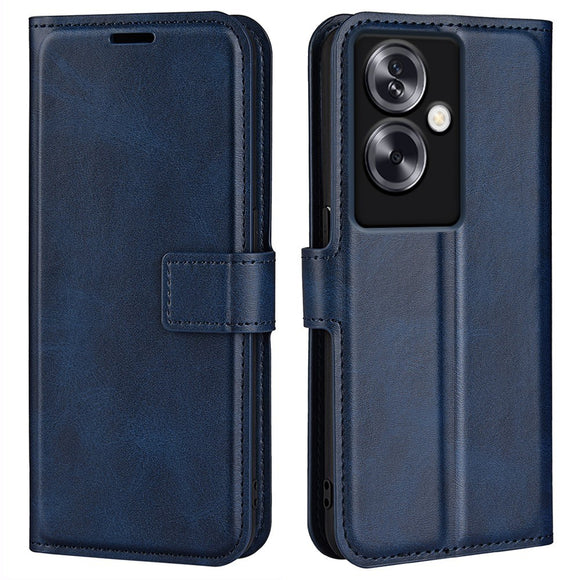 EIDERWOOD OPPO A79 (5G) / A2 (5G) Læder Cover m. Kortholder & Ståfunktion - Blå