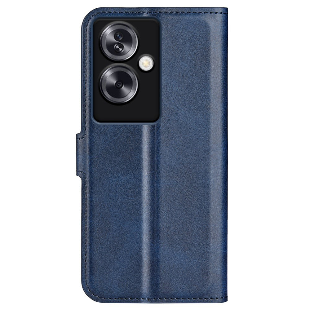 EIDERWOOD OPPO A79 (5G) / A2 (5G) Læder Cover m. Kortholder & Ståfunktion - Blå